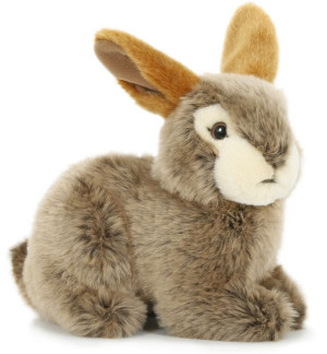 Zajączek Leżący Królik - 18cm - pluszak, maskotka