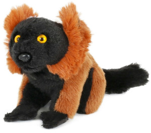 Małpka Czerwony Vari - 13cm - pluszak, maskotka