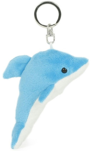 Brelok Delfin niebieski - 8cm - pluszak, maskotka