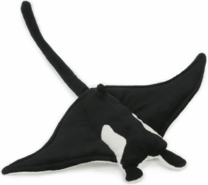 Płaszczka Manta Czarna - 25cm - pluszak, maskotka