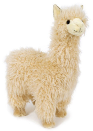 Alpaka Lama Beżowa - 33cm - pluszak, maskotka