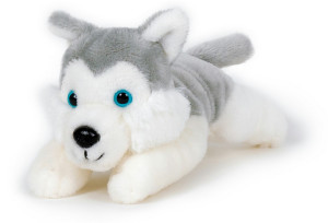 Piesek Husky Leżący Petties Baby - 13cm - pluszak, maskotka