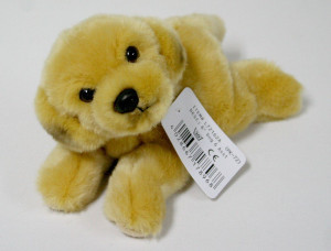 Piesek Labrador Leżący - 25cm - pluszak, maskotka