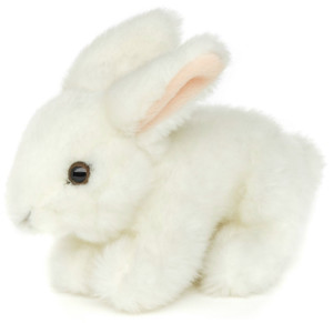 Zajączek Biały Królik - 18cm - pluszak, maskotka