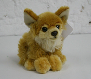 Piesek Chihuahua Brązowy - 17cm - pluszak, maskotka