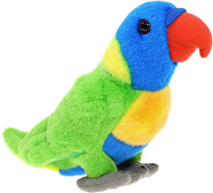 Papuga Lorysa Górska Loryska - 26cm - pluszak, maskotka