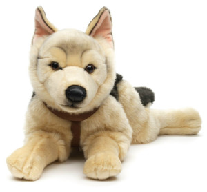 Piesek Wilk Owczarek Leżący Wilczur - 61cm - pluszak, maskotka