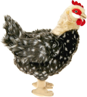 Kura z jajkiem Realistyczna - 35cm - pluszak, maskotka
