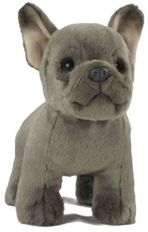 Piesek Buldog Francuski Stojący - 23cm - pluszak, maskotka