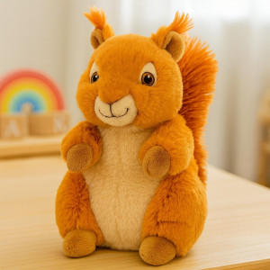 Wiewiórka Leśna Kolorowa - 20cm - pluszak, maskotka