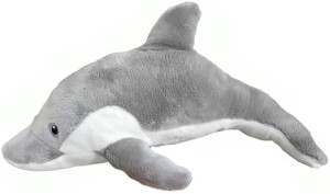 Delfin Biało-Szary - 28cm - pluszak, maskotka