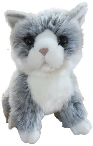 Kotek Szary - 20cm - pluszak, maskotka