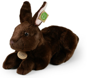 Królik Ciemnobrązowy Zajączek - 36cm - pluszak, maskotka