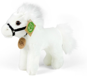 Biały Konik Stojący Koń - 20cm - pluszak, maskotka