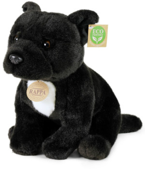 Piesek Staffordshire Bull-Terrier Czarny - 30cm - pluszak, maskotka