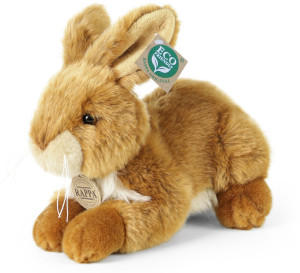 Królik Rudy Zajączek Leżący Realistyczny - 23cm - pluszak, maskotka