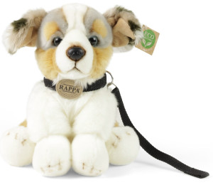 Piesek Owczarek Australijski na smyczy - 28cm - pluszak, maskotka