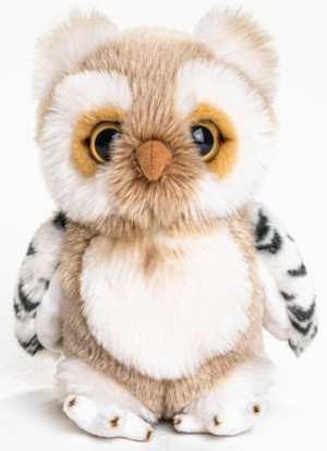Sowa Brązowa Puchata - 17cm - pluszak, maskotka