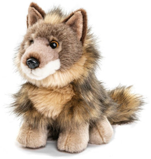 Wilk Kojot Siedzący - 18cm - pluszak, maskotka