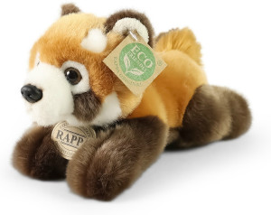 Miś Panda Czerwona Leżąca - 20cm - pluszak, maskotka