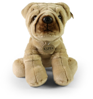 Piesek Shar-Pei Mastif Siedzący Molos - 30cm - pluszak, maskotka
