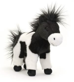 Konik biały tarantowaty koń - 25cm - pluszak, maskotka