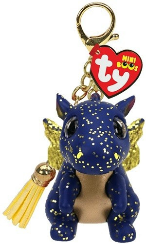 Brelok figurka Smok Saffire Mini Boos TY - 6cm - pluszak, maskotka