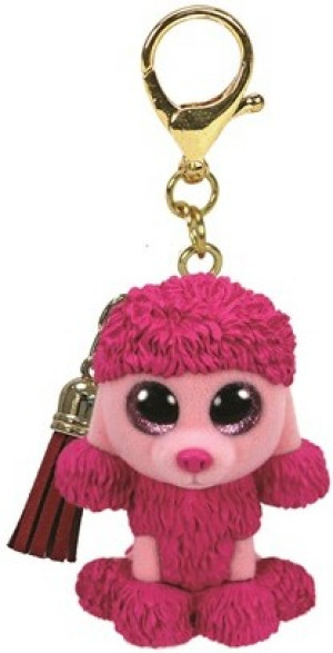 Brelok figurka Piesek Pudelek Różowy Patsy Mini Boos TY - 6cm - pluszak, maskotka