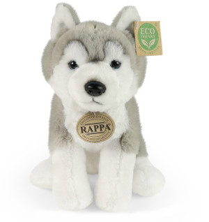Piesek Husky Siedzący - 23cm - pluszak, maskotka