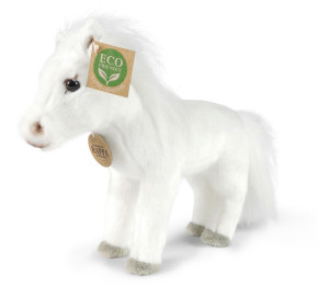 Konik Biały Stojący Koń - 24cm - pluszak, maskotka