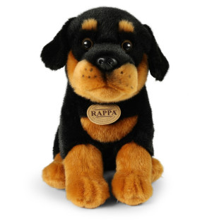 Piesek Rotweiler Siedzący Rottweiler Realistyczy - 30cm - pluszak, maskotka