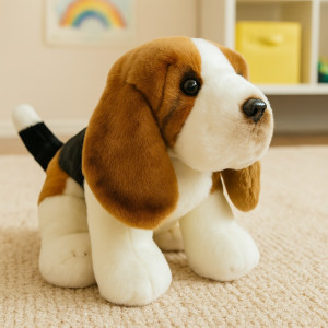 Piesek Baset Siedzący Basset DUBI - 30cm - pluszak, maskotka