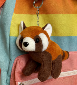 Brelok Miś Panda Czerwona Ziki DUBI - 14cm - pluszak, maskotka