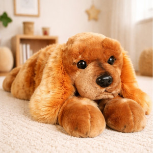 Piesek Spaniel Leżący DUBI - 62cm - pluszak, maskotka
