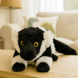 Lemur Vari Czarno-Biały DUBI - 25cm - pluszak, maskotka