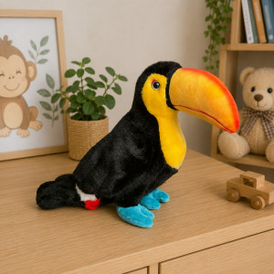 Tukan Realistyczny Ptak Egzotyczny DUBI - 25cm - pluszak, maskotka