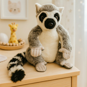 Lemur Siedzący - 28cm - pluszak, maskotka