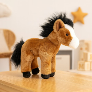 Konik Brązowy Koń DUBI - 30cm - pluszak, maskotka