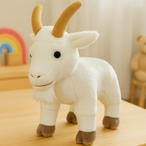 Koza Biała Kozica Koziołek Poznań DUBI - 24cm - pluszak, maskotka