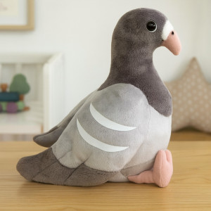 Gołąbek Szary Ptak DUBI - 24cm - pluszak, maskotka