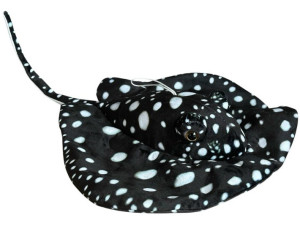 Manta Płaszczka Czarna DUBI - 55cm - pluszak, maskotka