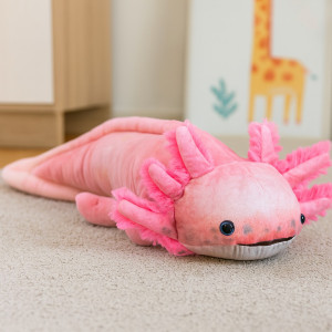 Aksolotl Ambystoma Meksykańska DUBI - 38cm - pluszak, maskotka