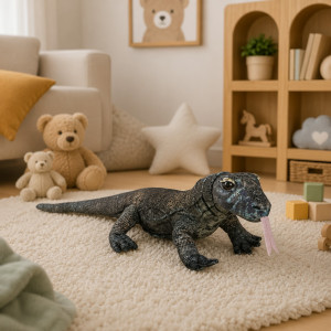 Waran z Komodo DUBI - 70cm - pluszak, maskotka