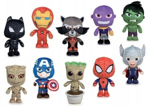 Avengers Thor Kidrobot Black Panther - 20cm Model 1 - pluszak, maskotka