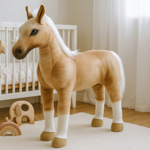 Konik Palomino Koń DUBI - 60cm - pluszak, maskotka