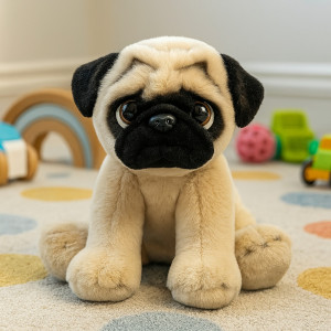 Piesek Buldog Mops DUBI - 28cm - pluszak, maskotka