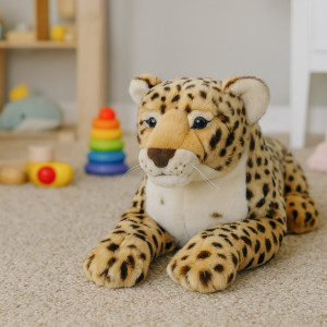 Gepard Leżący Pantera Realistyczna DUBI - 70cm - pluszak, maskotka