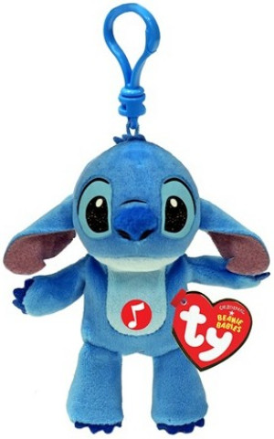 Brelok Stitch Lilo & Stitch TY (Głos) - 9cm - pluszak, maskotka