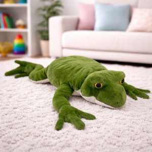 Żaba Leżąca Realistyczna Żabka XL DUBI - 60cm - pluszak, maskotka