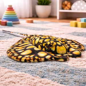 Manta Płaszczka Czarno-Żółta DUBI - 53cm - pluszak, maskotka